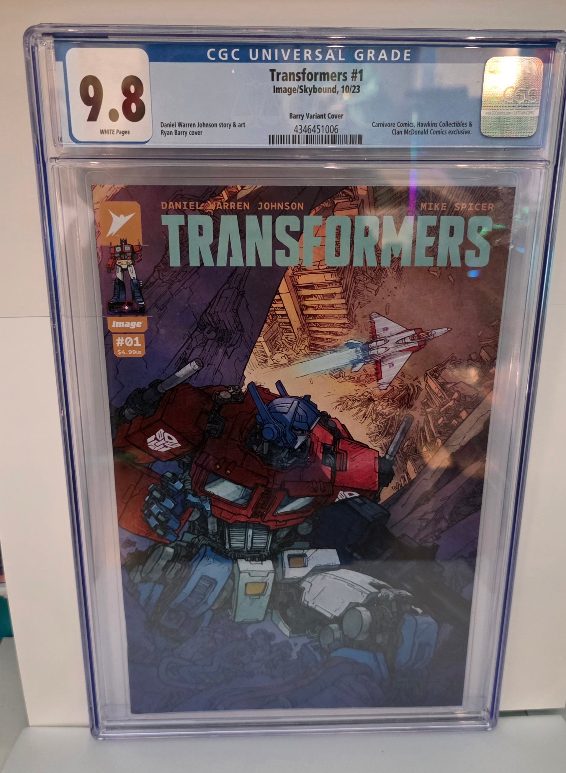 *SOLD* 9.8 CGC - Ryan Barry