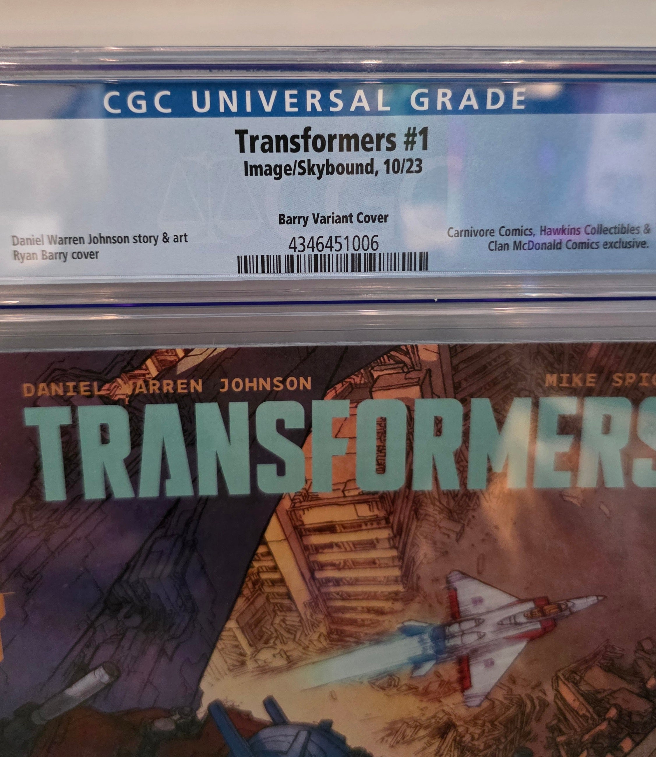 *SOLD* 9.8 CGC - Ryan Barry
