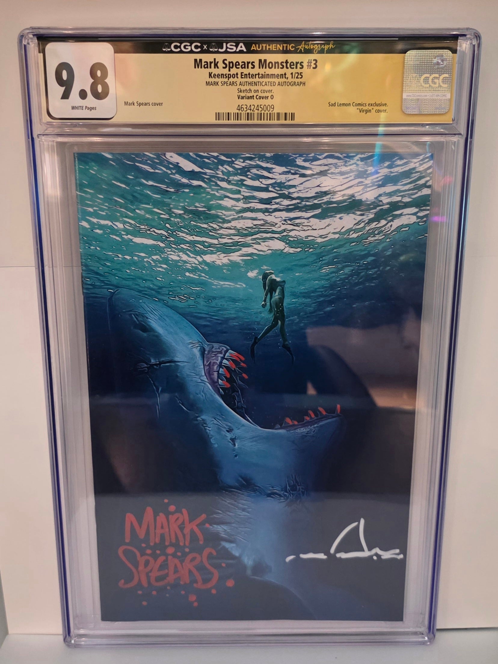 9.8 CGC -Mark Spears Monsters