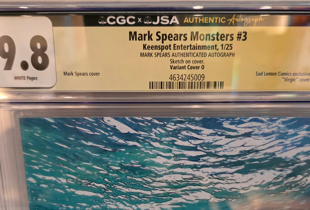 9.8 CGC -Mark Spears Monsters