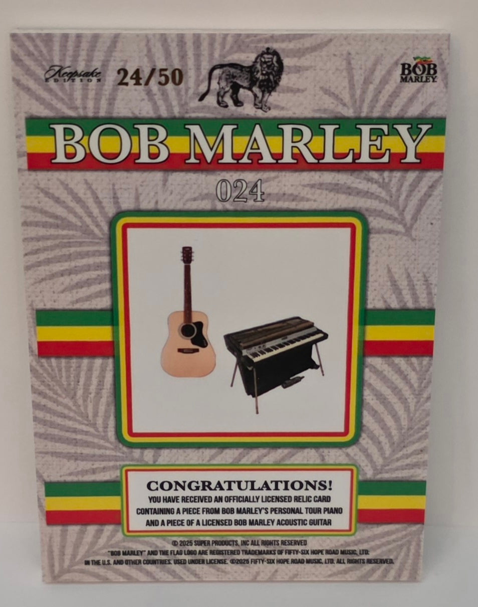 Keepsake trading Card- Bob Marley Dual