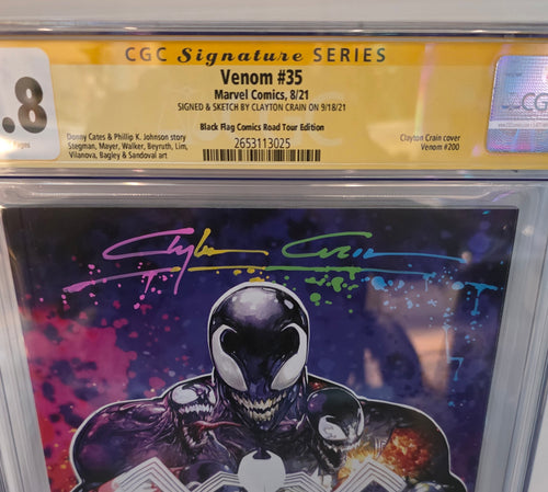 9.8 CGC -Clayton Crain