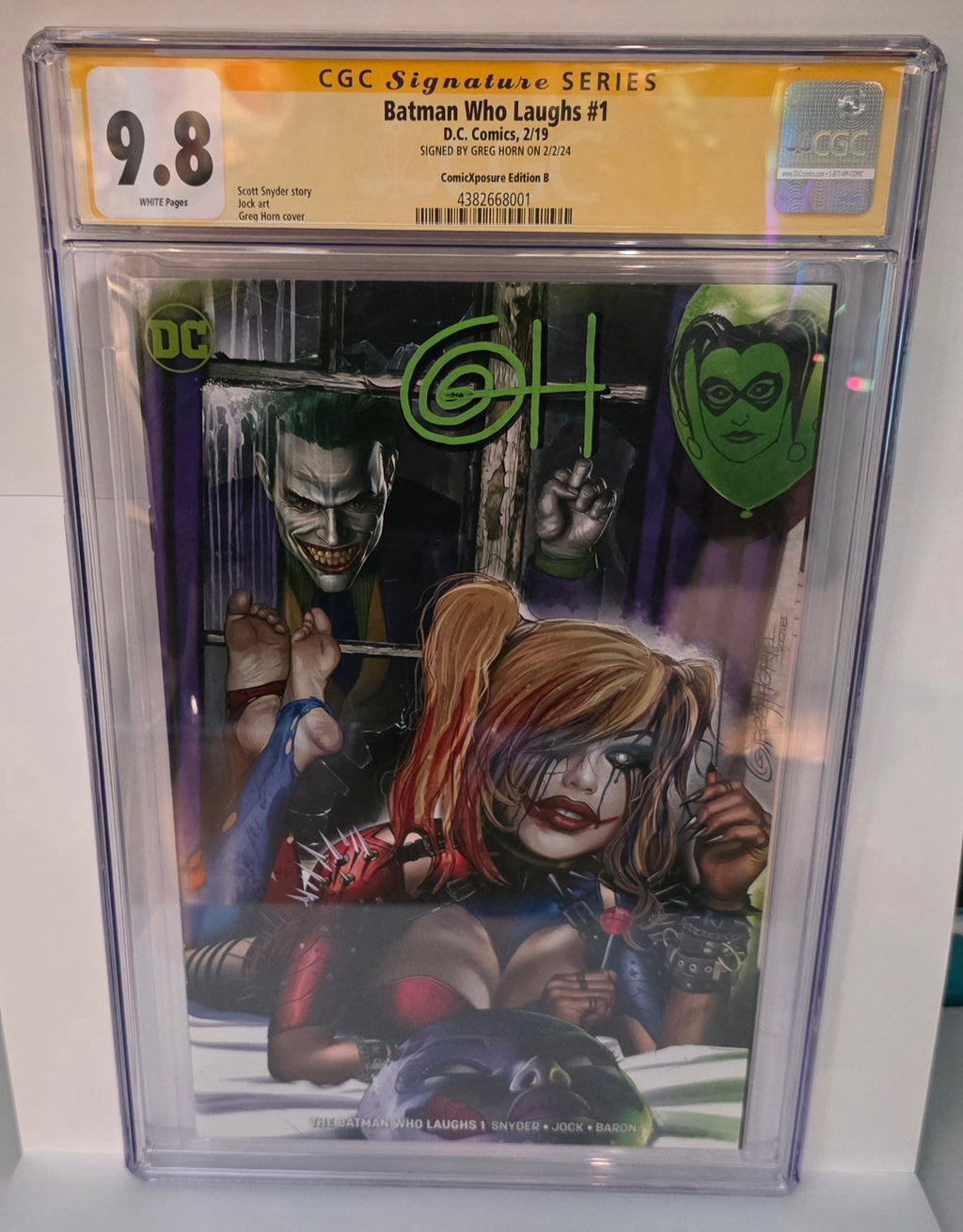 9.8 CGC -Greg Horn