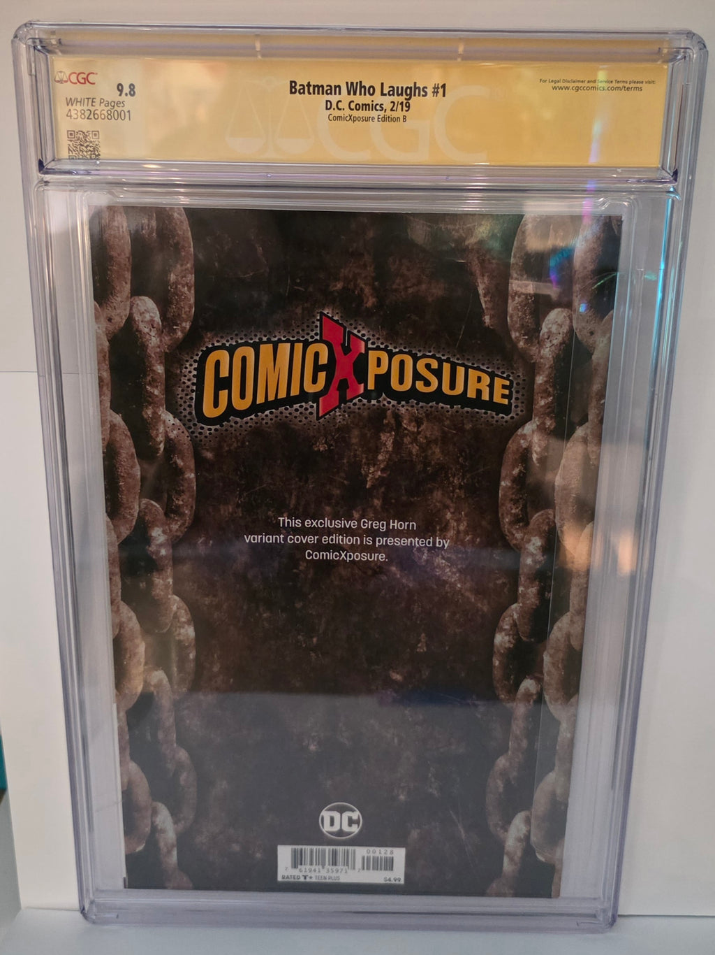 9.8 CGC -Greg Horn