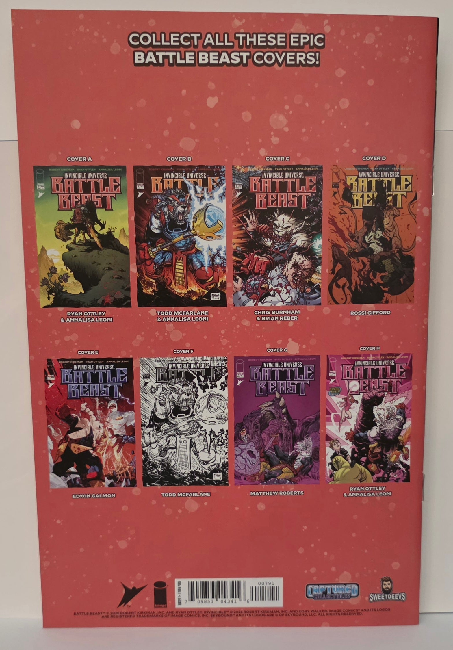 Invincible Universe: Battle Beast #7 - Martin Zavala #196/800