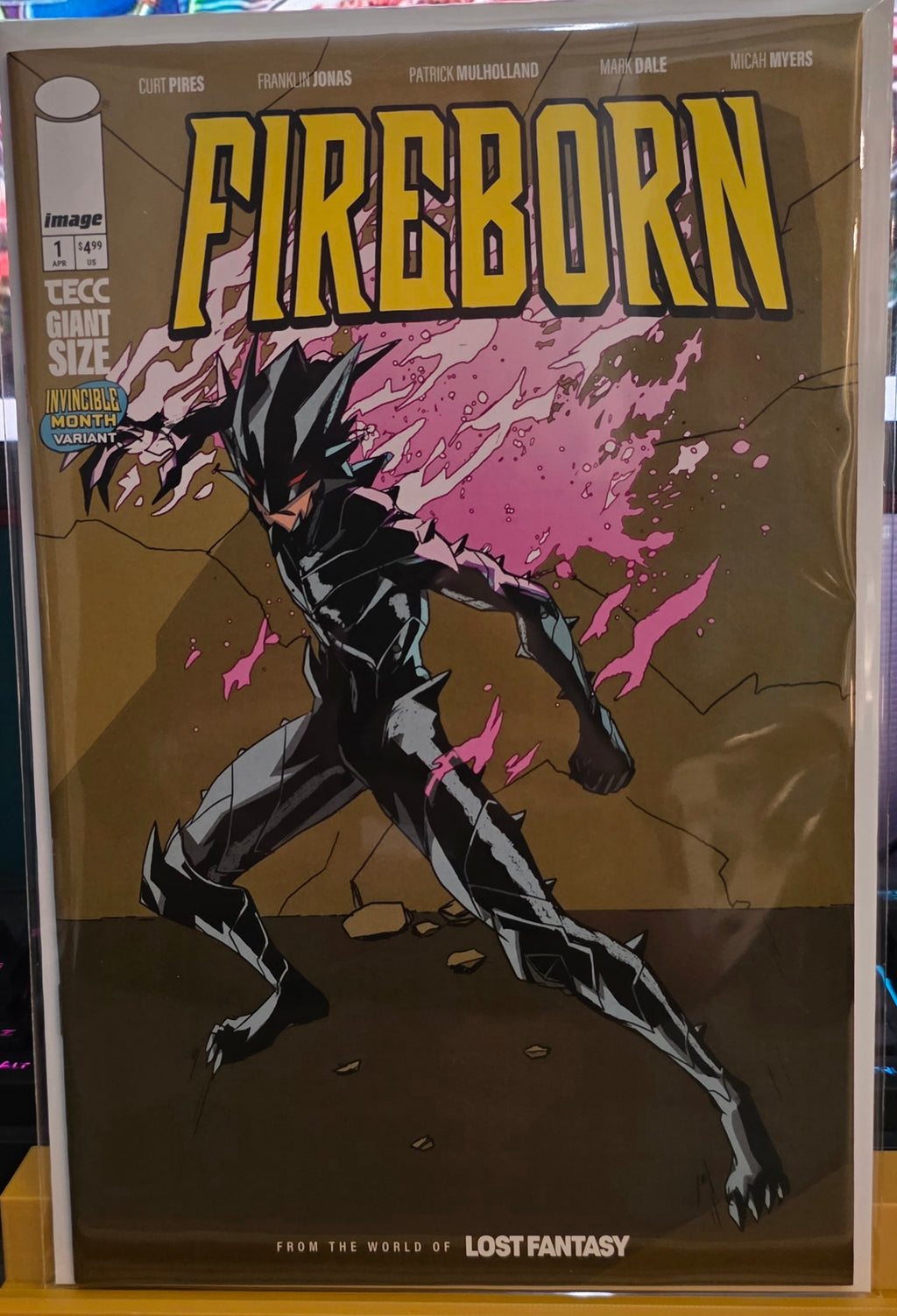 Fireborn #1 - Invincible Month Variant