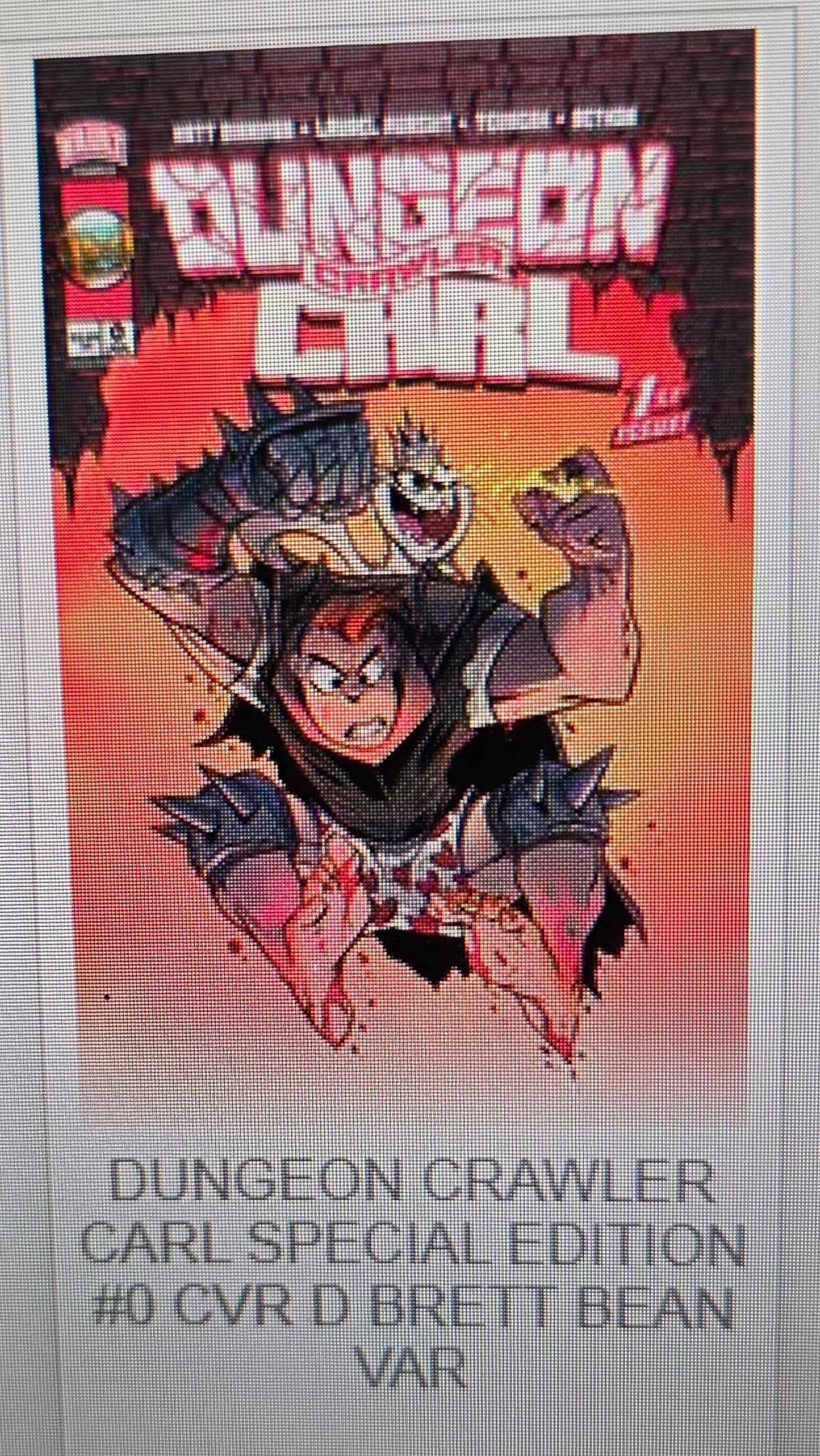 *Pre Orders Only* DUNGEON CRAWLER CARL SPECIAL EDITION #0- Set of 8