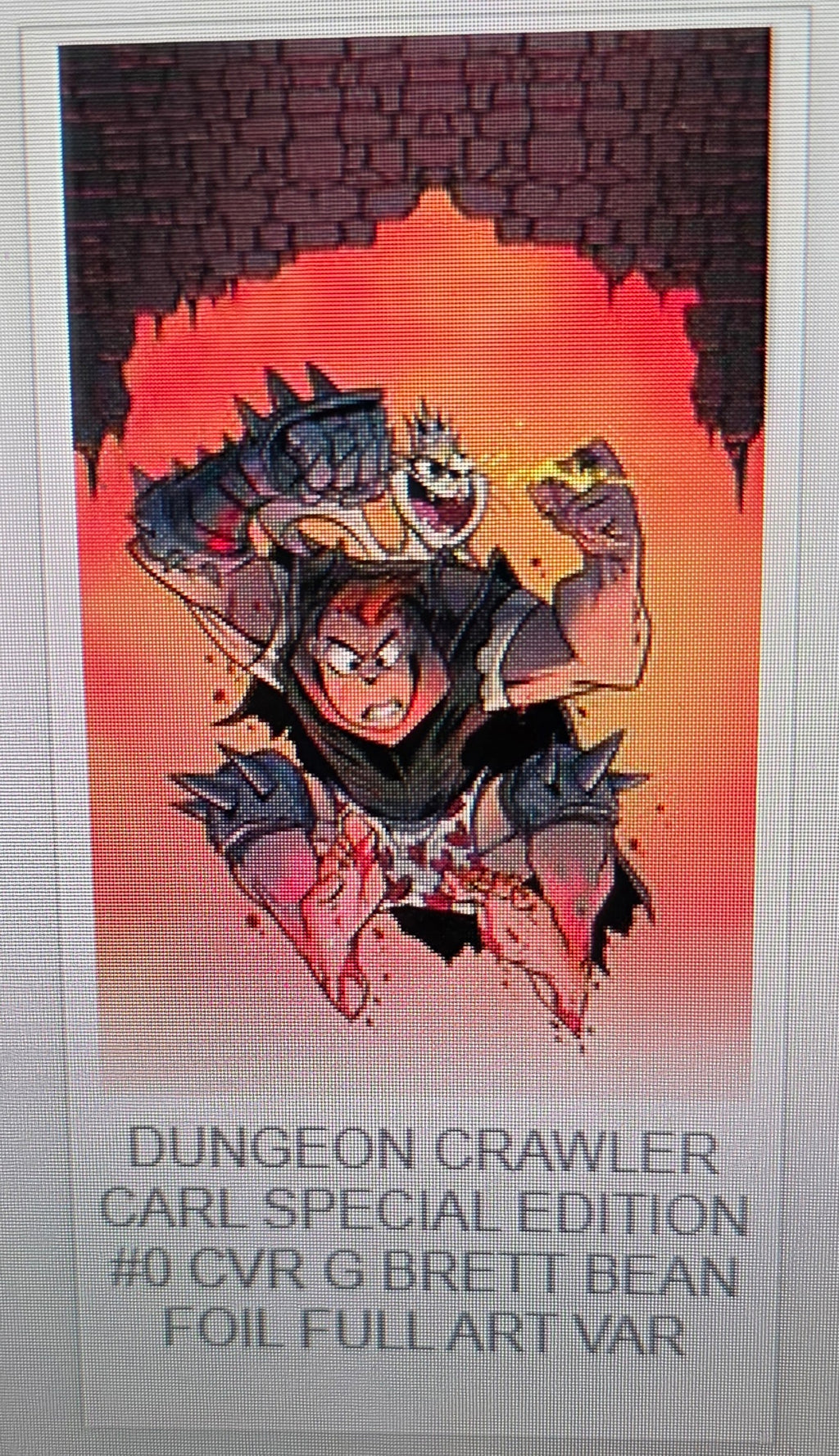 *Pre Orders Only* DUNGEON CRAWLER CARL SPECIAL EDITION #0- Set of 8