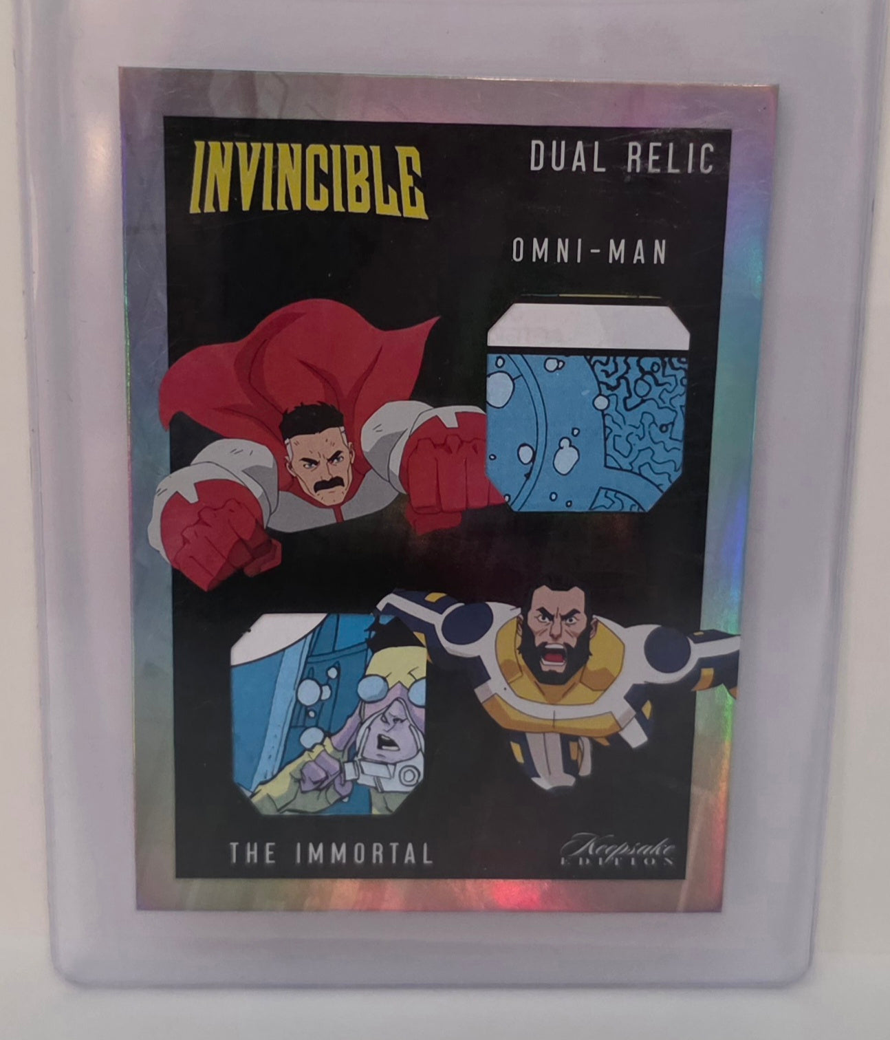 Keepsake trading Card- Invincible Dual